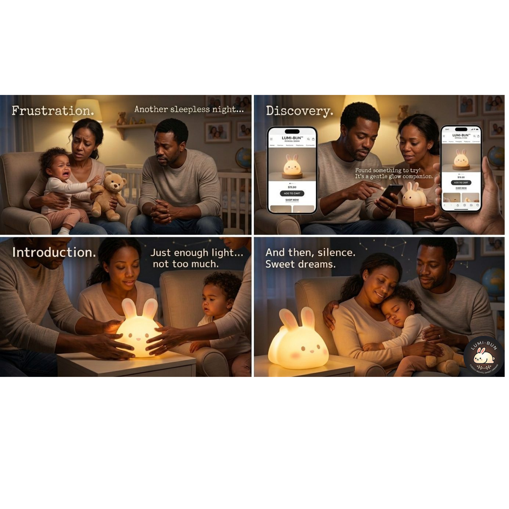 Lumi-Bun: The Stress-Free Sleep Companion for Your Little One